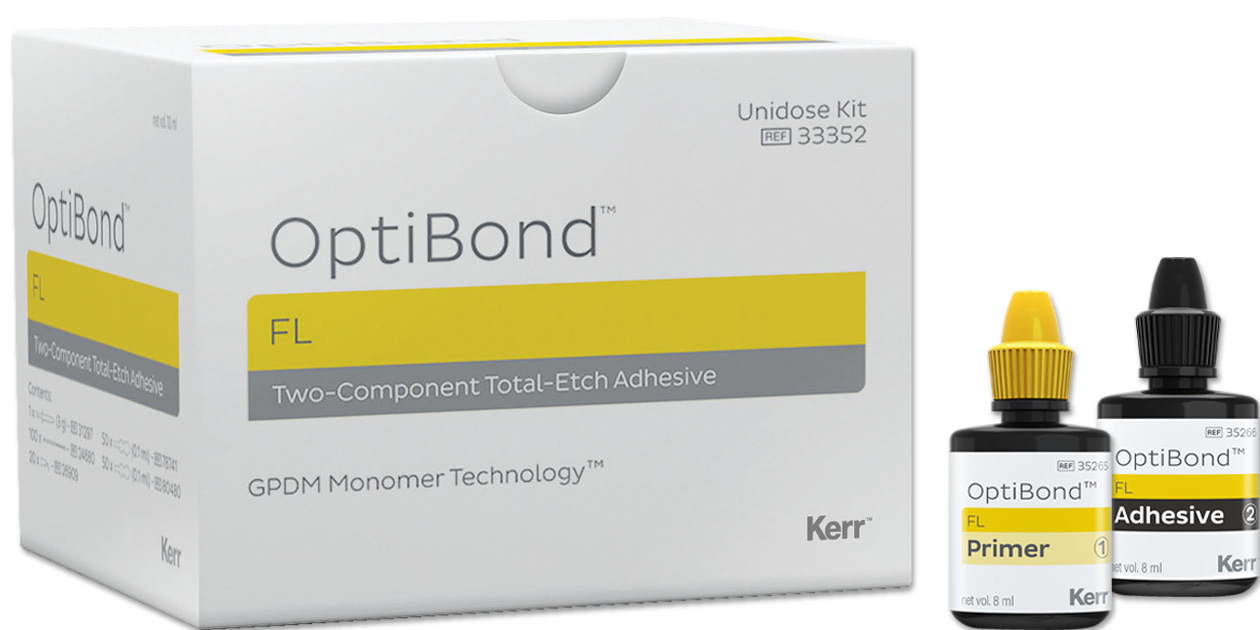 OptiBond FL Prime (Primer) & Adhesive - 8ml Bottles by Kerr CLEARANCE !!!