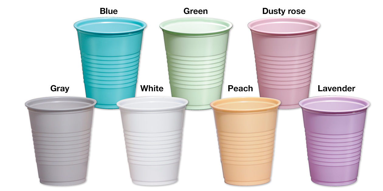 Plastic Drinking Cups 5 oz, Lavender
