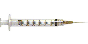 Tuberculin Syringe, 1mL (100) (Crosstex)