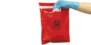 Stick-on Biohazard Infectious Waste Bag