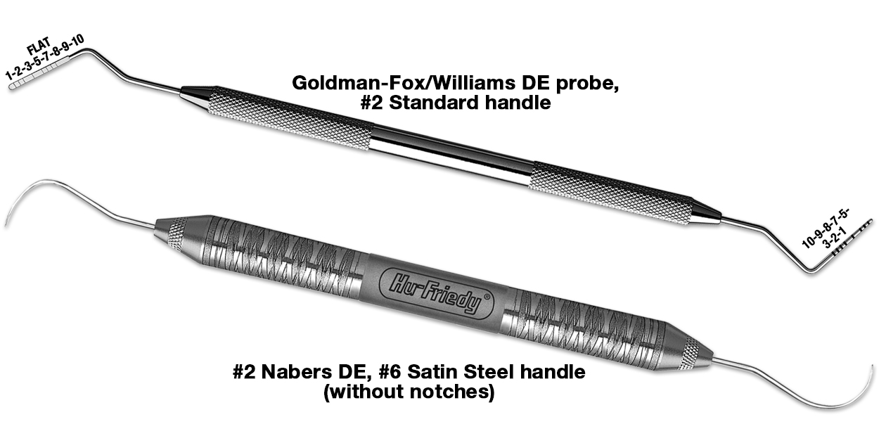 Hu-Friedy metal probes - double end | Safco Dental Supply