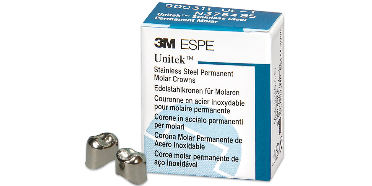 Image for 3M™ Unitek™ stainless steel permanent crowns