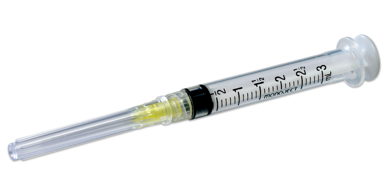 Image for Monoject® 3ml endo syringes w/ needles