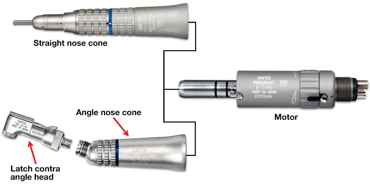 Image for Safco Pneumart E-Type low speed handpiece
