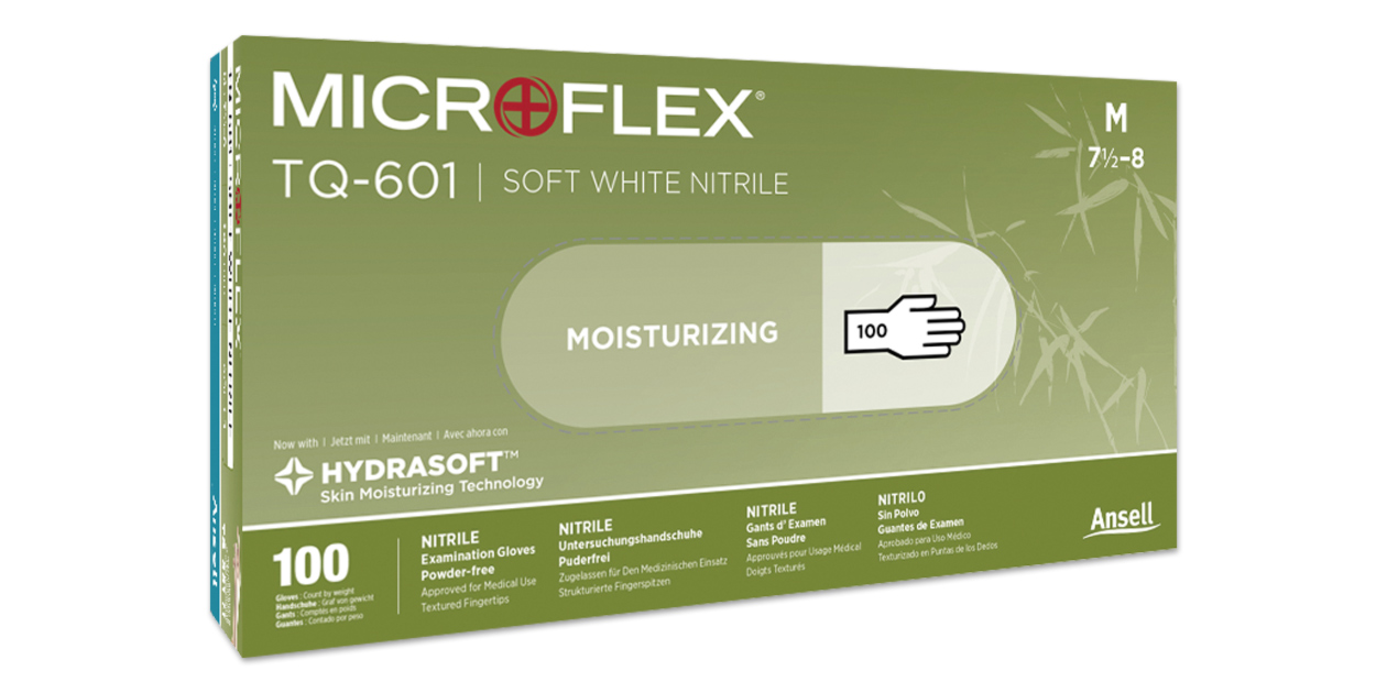 Image for Microflex® TQ-601 Soft White Nitrile